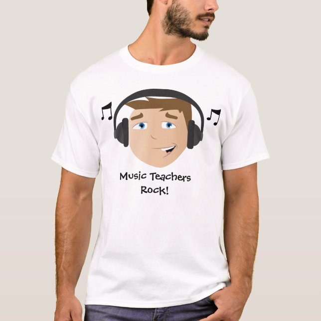 Camiseta Rocha dos professores de música! (Frente)