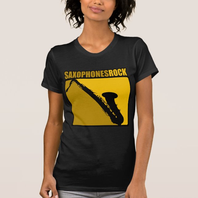 Camiseta Rocha dos saxofones! (Frente)