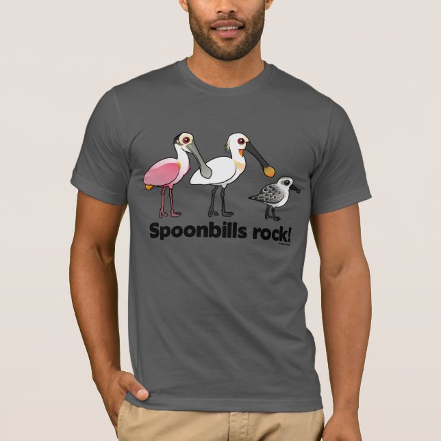 Camiseta Rocha dos Spoonbills! (Frente)
