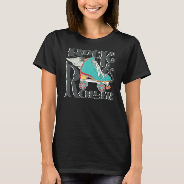 Camiseta Rocha e cilindro com o cilindro de revestimento Re (Frente)