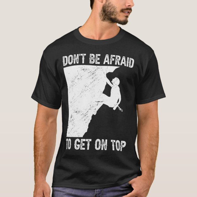 Camiseta Rocha engraçada de escalada Bouldering  (Frente)