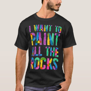 Camiseta Rocha Pintura Jovem Artista Eu Quero Pintar Todas 