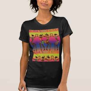 Camiseta Rocha preta das meninas!
