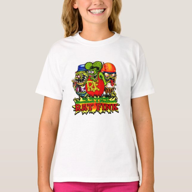 Camiseta rocha quente de rato (Frente)
