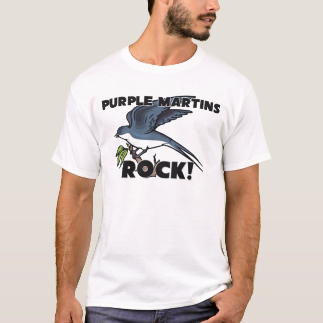 Camiseta Rocha roxa de Martins (Frente)