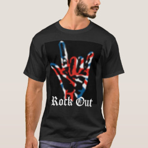 Camiseta Rocha sobre, rocha para fora