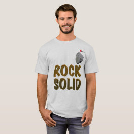 Camiseta "Rocha Sólida" | Texto Motivacional Doura