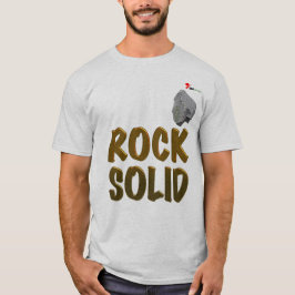 Camiseta "Rocha Sólida" | Texto Motivacional Doura