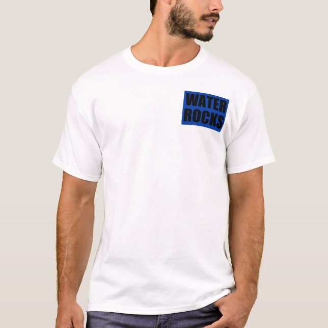 Camiseta Rochas da água (Frente)