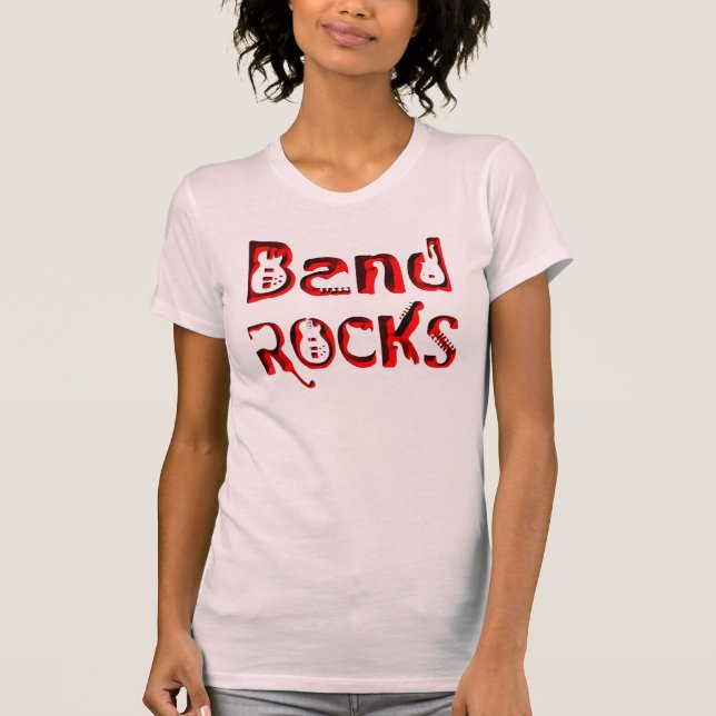 Camiseta Rochas da Banda Vermelha (Frente)
