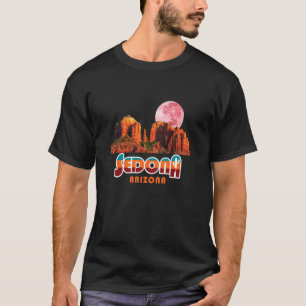 Camiseta Rochas da Catedral Sedona Arizona Viagens Retro
