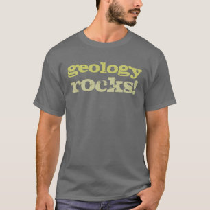 Camiseta rochas da geologia! T escuro