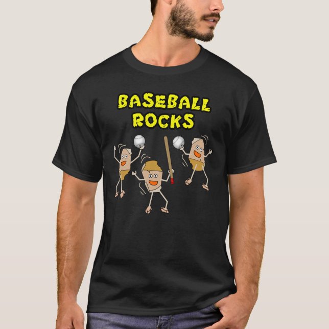 Camiseta Rochas de Baseball (Frente)