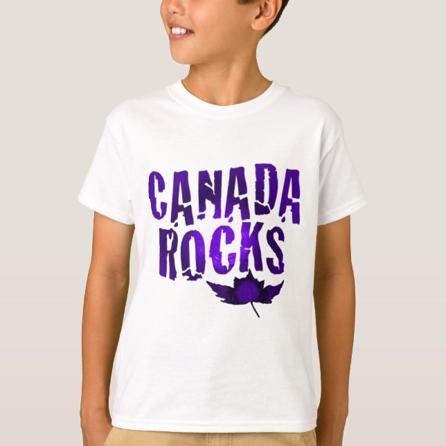 Camiseta Rochas de Canadá (Frente)