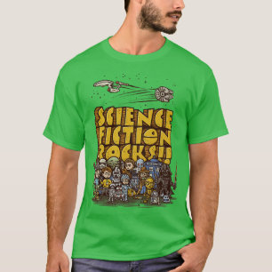 Camiseta Rochas de Ficção Científica