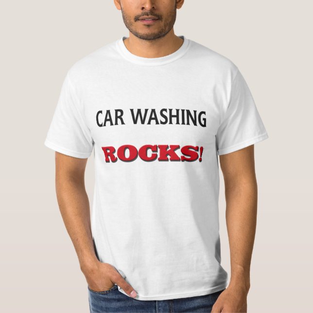 Camiseta Rochas de lavagem do carro (Frente)