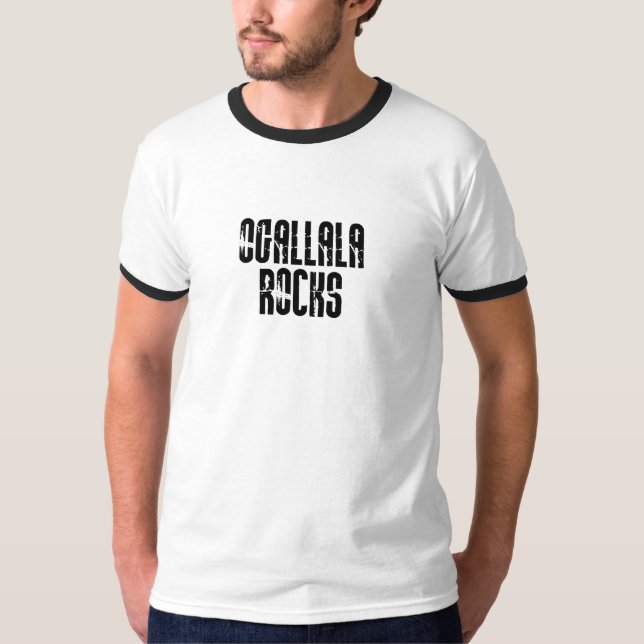 Camiseta Rochas de Ogallala Nebraska (Frente)
