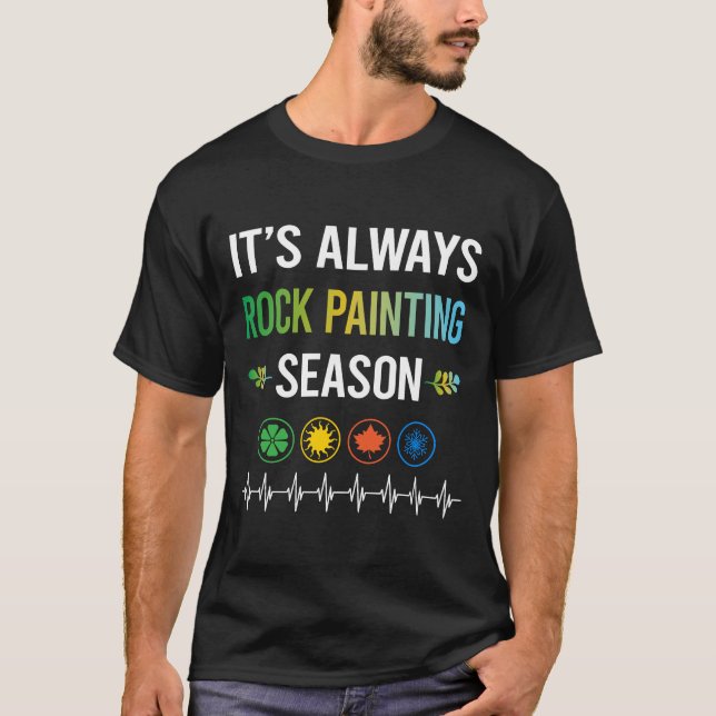 Camiseta Rochas de pintura de pedras engraçadas (Frente)