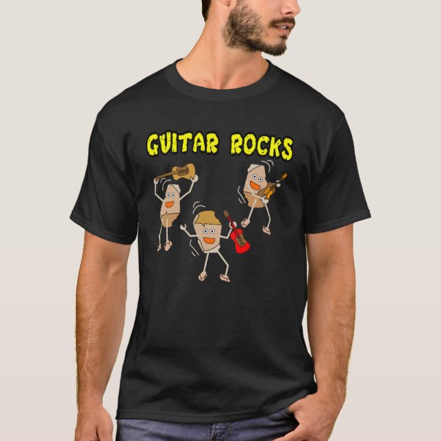 Camiseta Rochas de Violão (Frente)