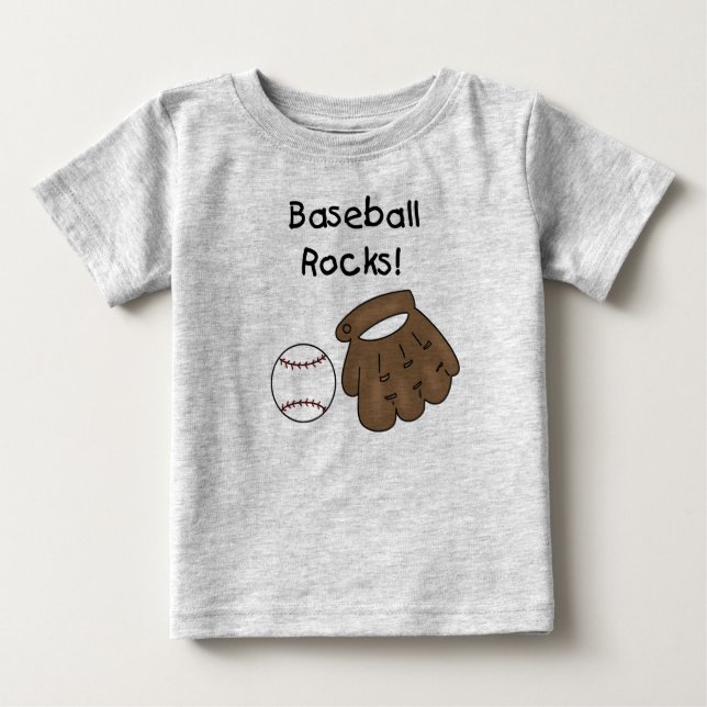 Camiseta Rochas do basebol (Frente)