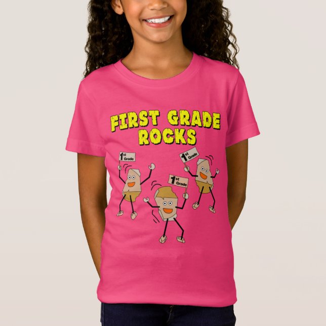Camiseta Rochas do primeiro grau (Frente)