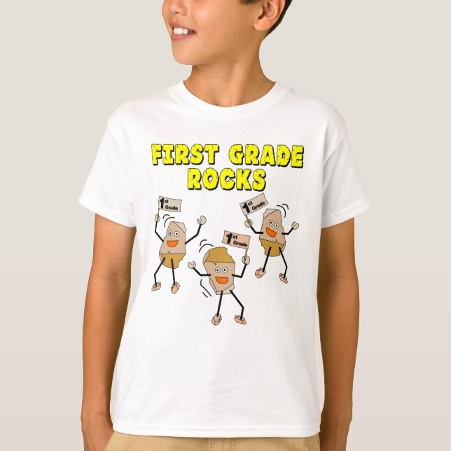 Camiseta Rochas do primeiro grau (Frente)