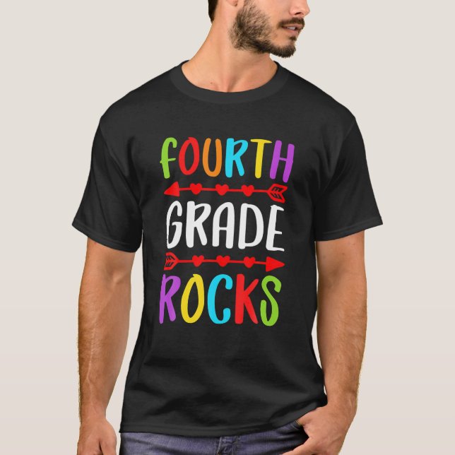 Camiseta Rochas Do Quarto Grau 4º Volta À Escola (Frente)