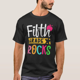 Camiseta Rochas do Quinto Grau | Primeiro Dia Engraçado