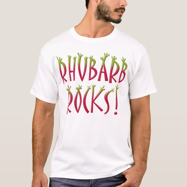 Camiseta Rochas do ruibarbo (Frente)