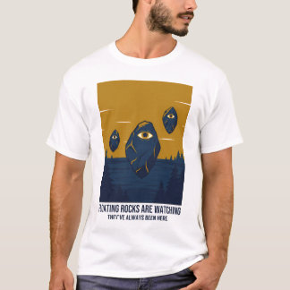 Camiseta Rochas Flutuantes Estão Assistindo