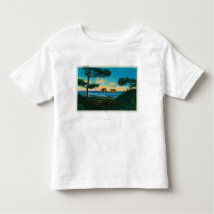 Camiseta Rochas gêmeas em Oregon CoastCoast