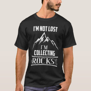 Camiseta Rochas Geólogas Engraçadas Coletando Rockhound Ret