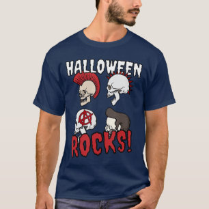 Camiseta Rochas Legal de Rocker Skeletons Punk