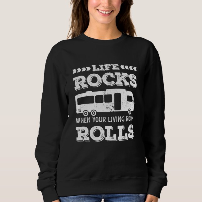 Camiseta Rochas Life - Engraçado Presente de Motorhome RV (Frente)
