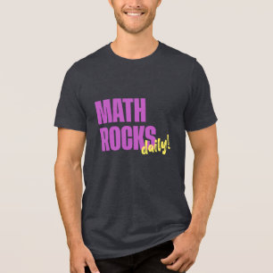 Camiseta Rochas Matemáticas Diariamente! Legal