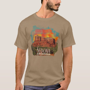 Camiseta Rochas Vermelhas Arizonas com Ponta de Água