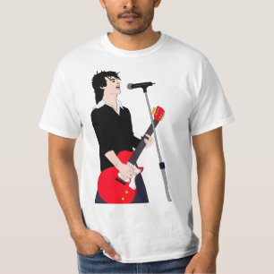 Camiseta Rocheker Cara Guitar Player Music Art