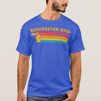 Camiseta Rochester Colinas Michigan Vintage aflita o sul