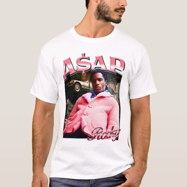 camiseta rochosa asap (Frente)