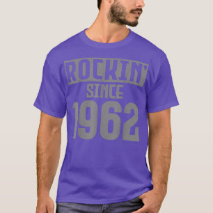 Camiseta Rochoso desde 1962 60º aniversário Rock Classic Mu