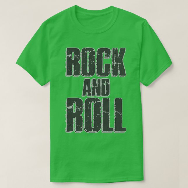 Camiseta Rock and Roll (Frente do Design)