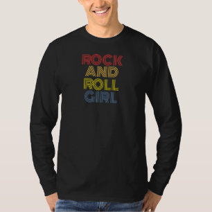 Camiseta Rock And Roll Girl Retro 70s Vintage