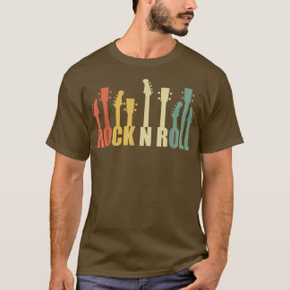 Camiseta Rock and Roll Guitars Acoustic Guitars musician Ro