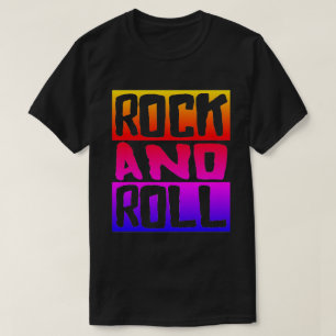 Camiseta Rock and roll retro