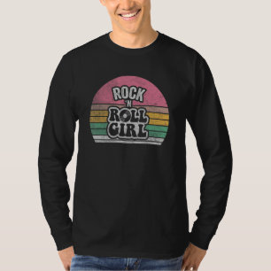 Camiseta Rock And Roll Retro Vintage dos Anos 80 Rock N Rol