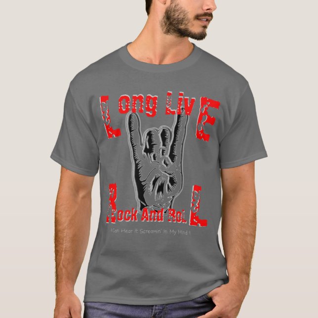 Camiseta Rock And Roll Vivos (T-Shirt De Homenagem RJD) (Frente)