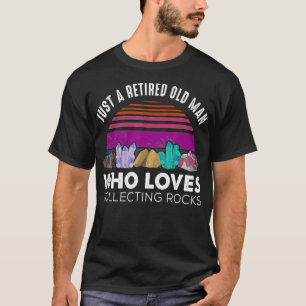 Camiseta Rock Collecting Kit para Adultos Aposentados