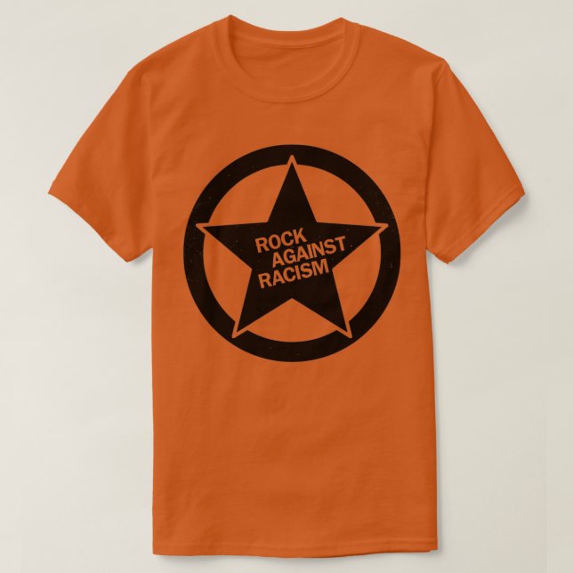 Camiseta Rock Contra Racismo (Frente do Design)