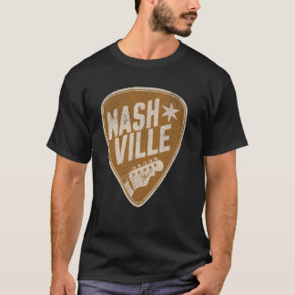 Camiseta Rock & Country Music Lover Nashville Guitar Pick