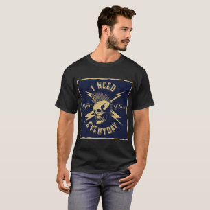 Camiseta rock do dia a dia